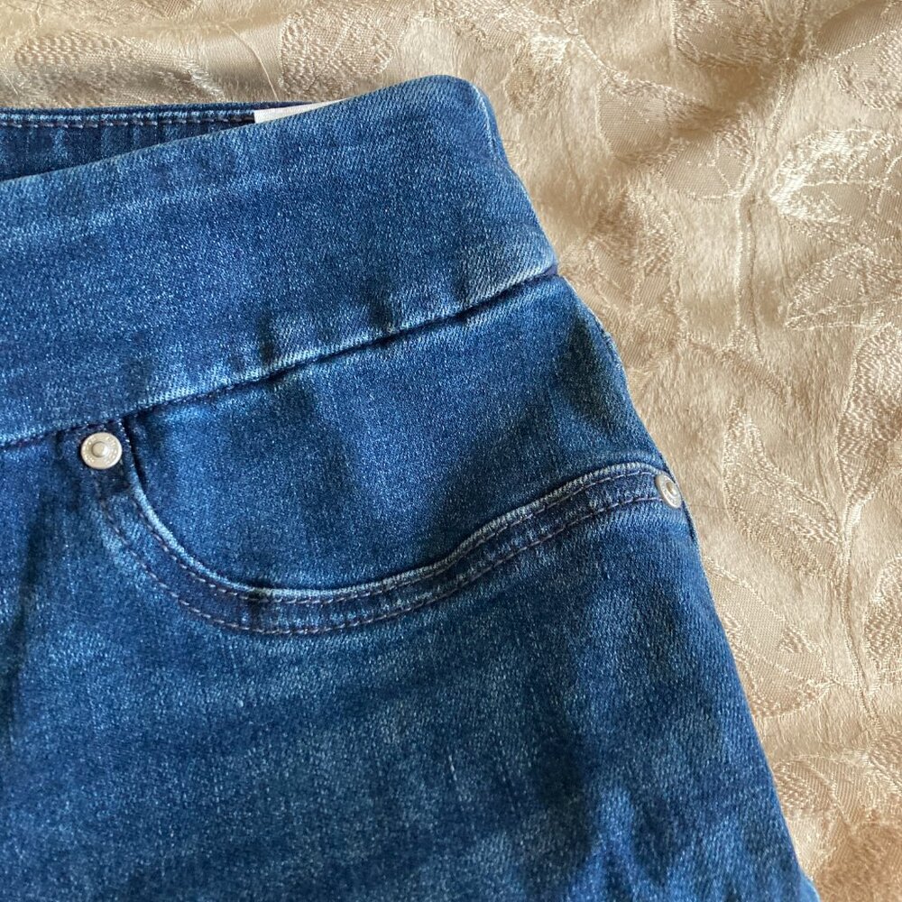 Chico's Pull-On Ankle Jegging Inverness Indigo Size 0 Regular - NWT - Picture 9 of 16